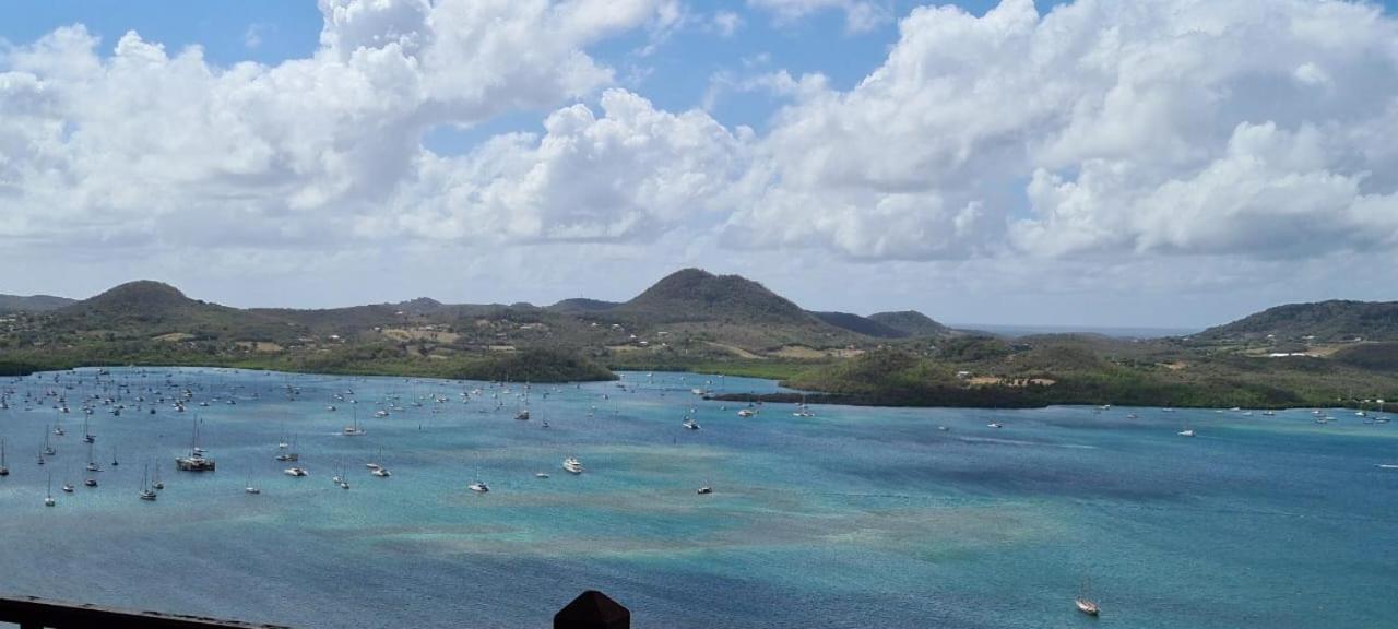 "Au Magnifique Vue " Villa Le Marin Bagian luar foto